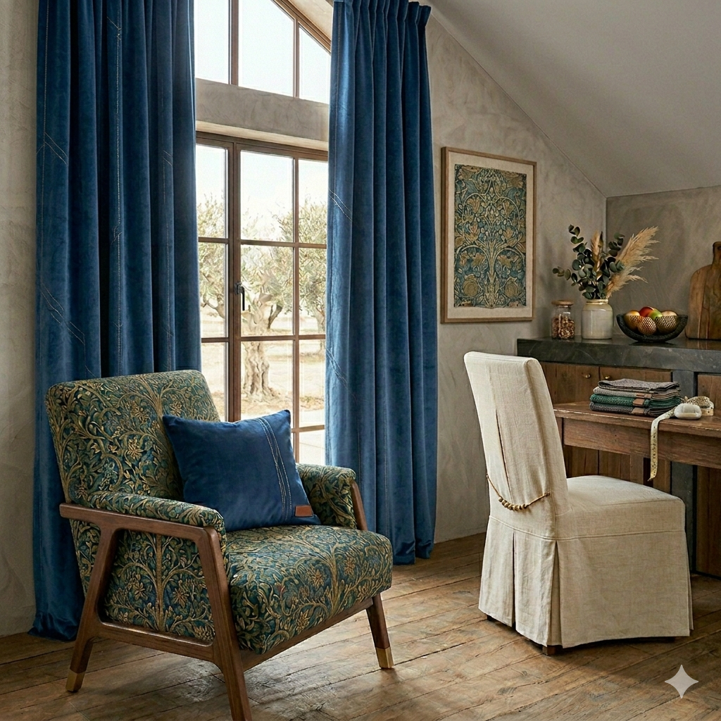 Curtain sewing